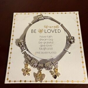 Silver and Gold Charm Bracelet